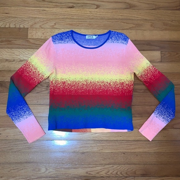 Amur Avalon Rainbow Multi sweater XL - Picture 3 of 7